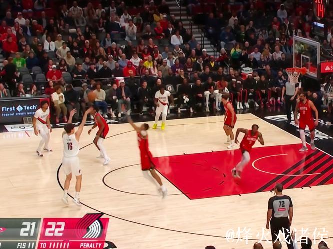 杨瀚森3分3板2助阿夫迪亚41分 开拓者1分险胜火箭